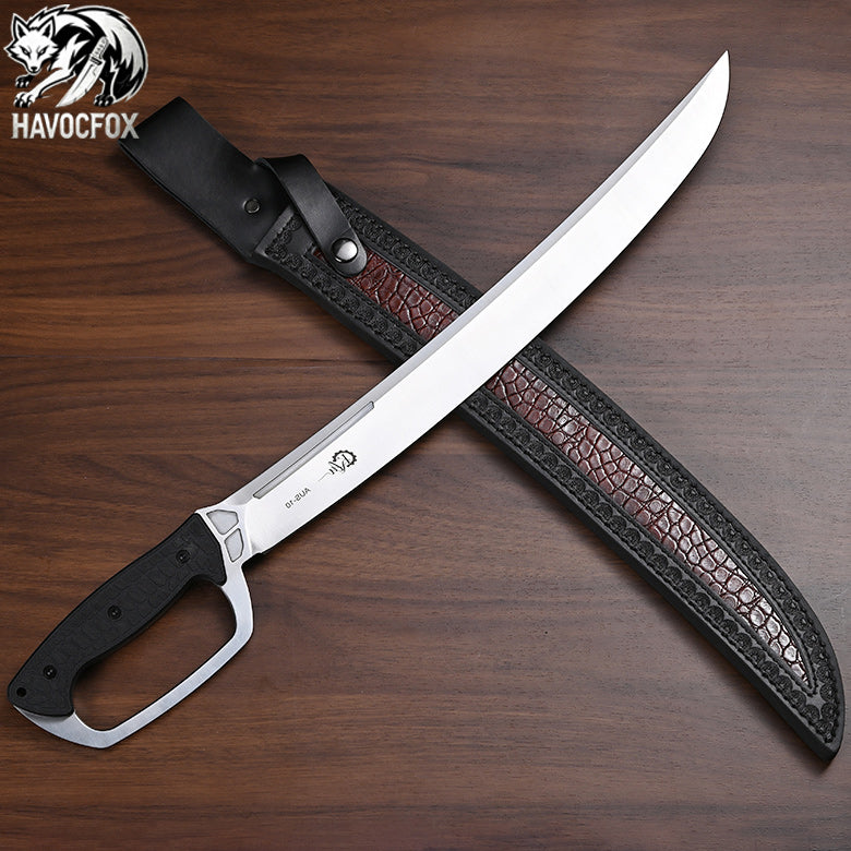 Xunguang Knight D-Guard Long Tactical Saber Fixed Blade Knife