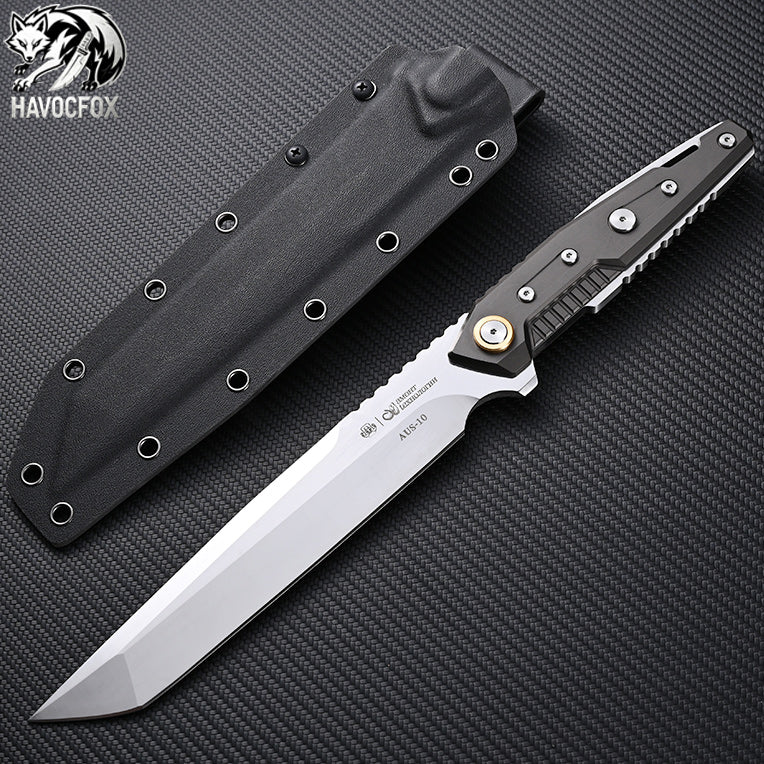 Mecha Warrior AUS-10 Tactical Fixed Blade Knife