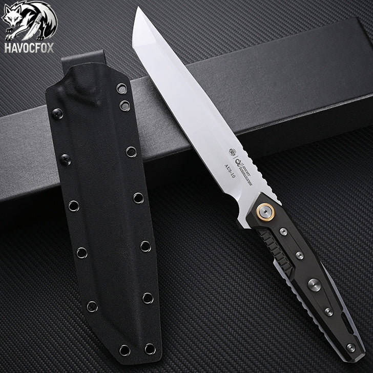 Mecha Warrior AUS-10 Tactical Fixed Blade Knife
