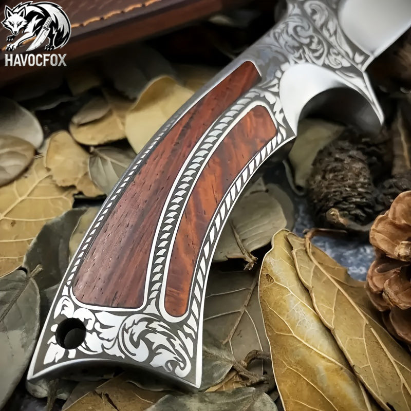 Multi-functional outdoor straight knife