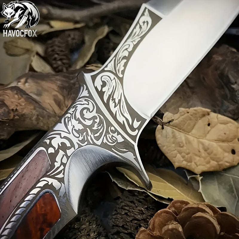Multi-functional outdoor straight knife