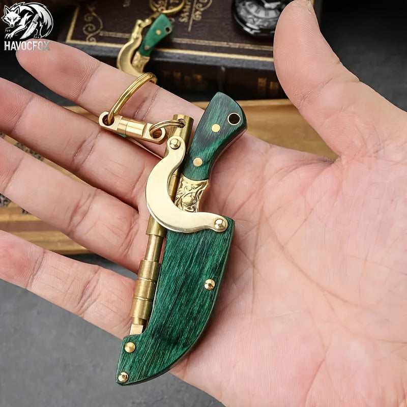 Miniature outdoor pocket knife D2 steel knife handle convenient to play with