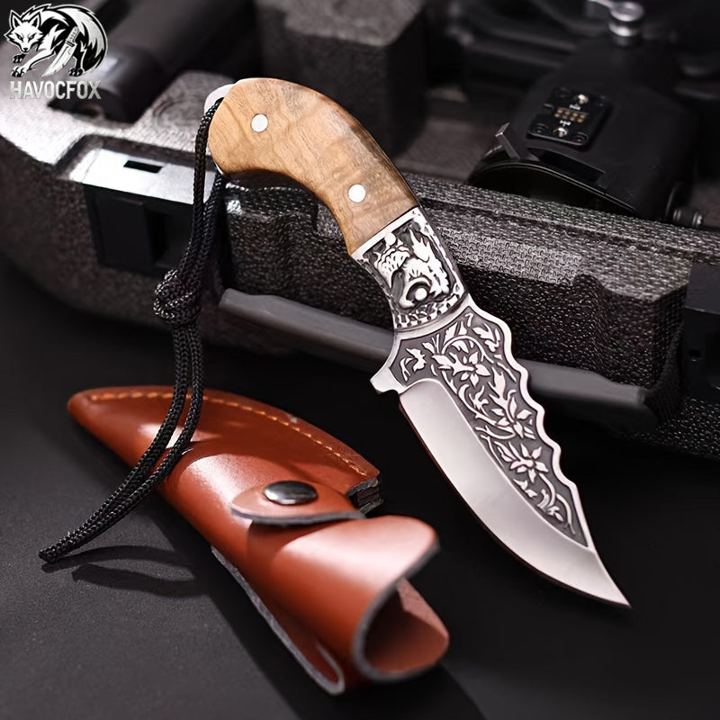 Carving steel knife outdoor knife thickened version 6.0