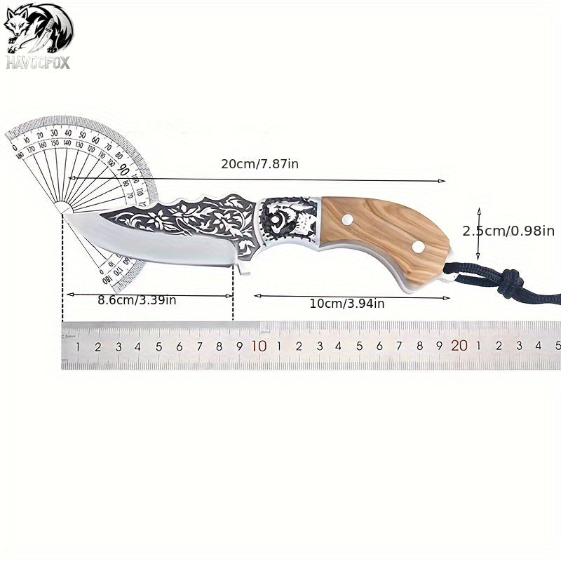 Carving steel knife outdoor knife thickened version 6.0