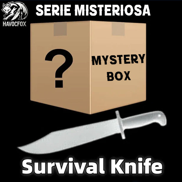 Mystery 1/2 Pack Survival Knife Tactical Straight Fixed Blade Army Knives