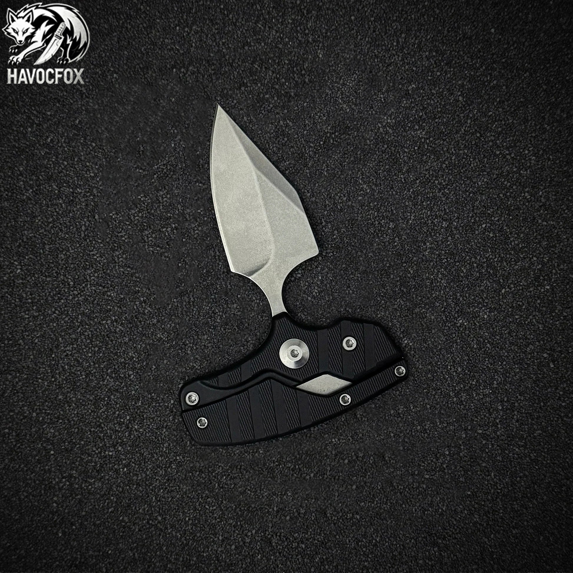 Dual-form folding spiked knife