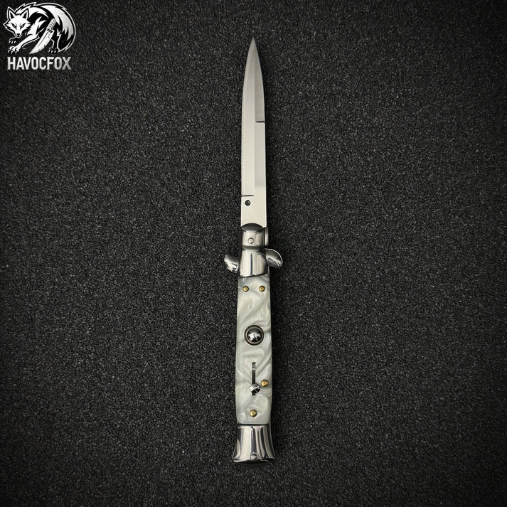 Italian Stiletto Side Opening Automatic Knife