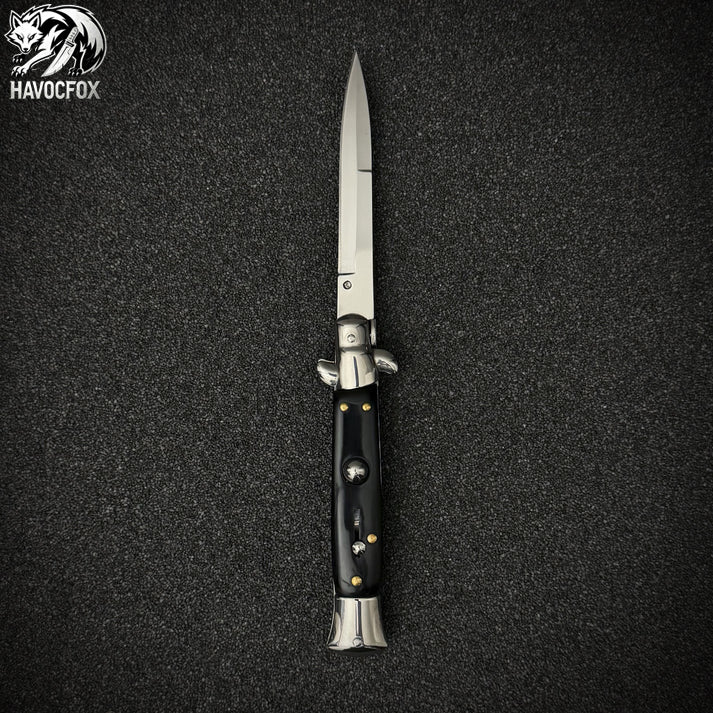 Italian Stiletto Side Opening Automatic Knife