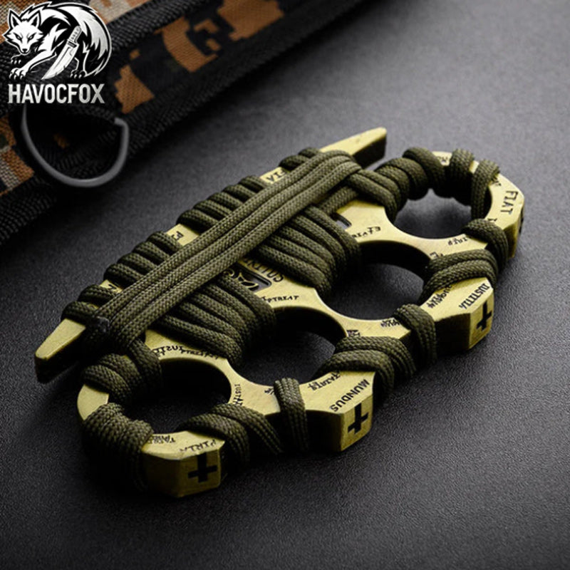 Thickened Four finger Brass Knuckles self defense-GS145