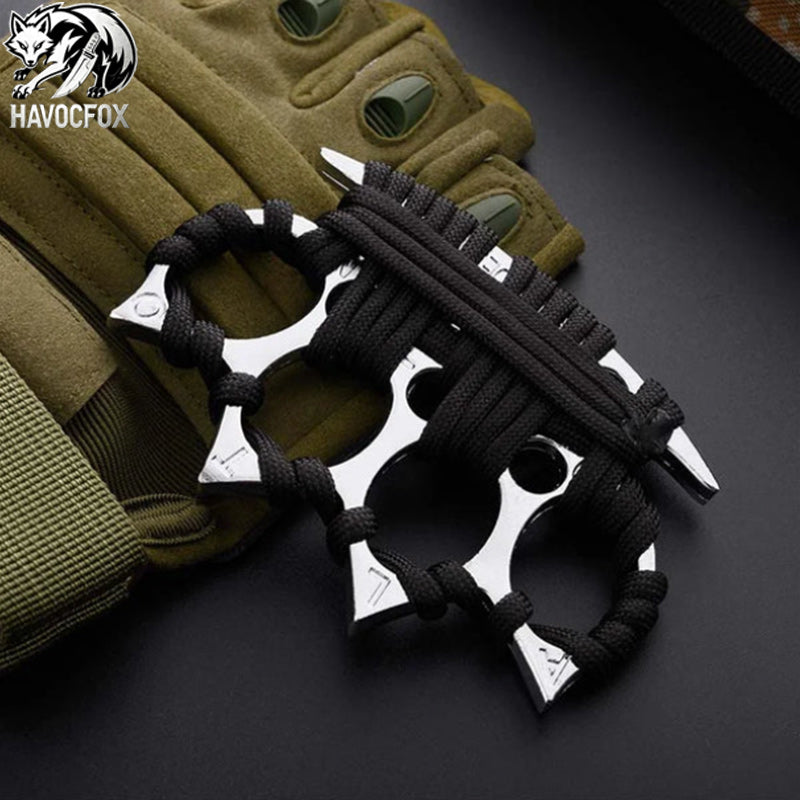 Thickened Four finger Brass Knuckles self defense-GS145