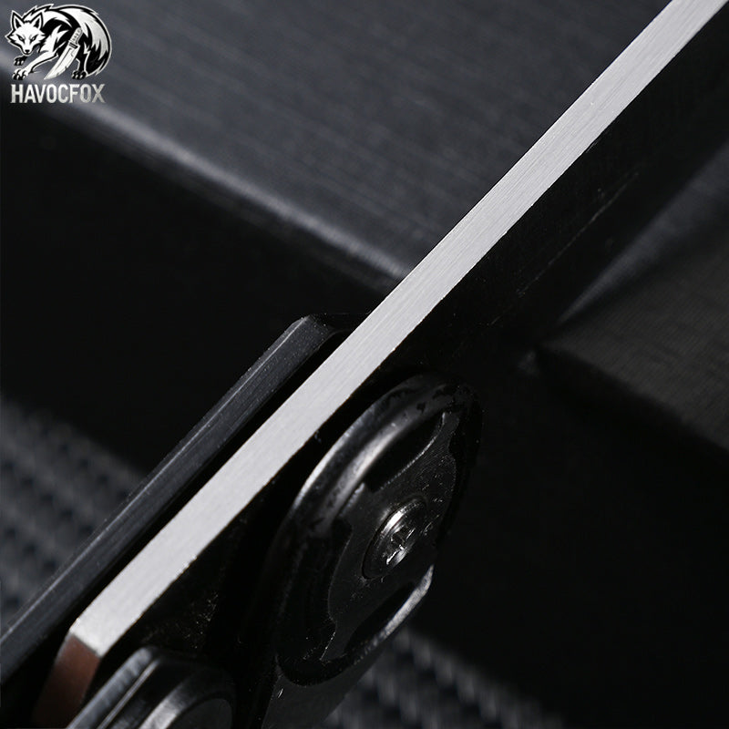 Multi-functional Mecha Style Mechanical Linkage Folding EDC Utility Pocket Knife