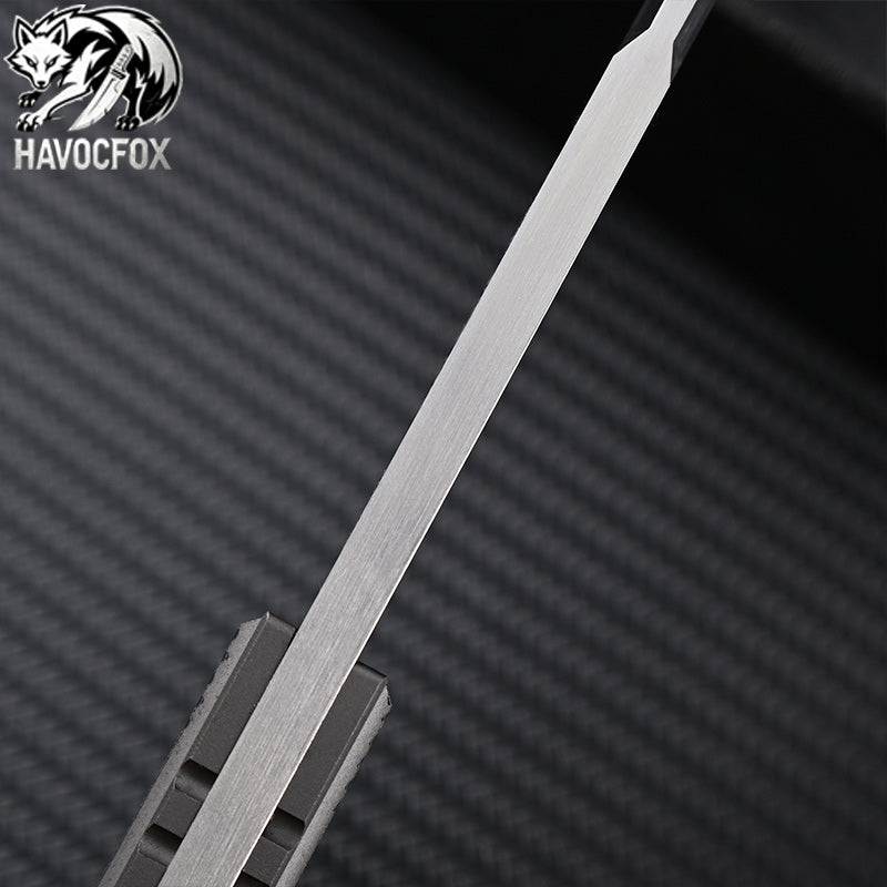 SKD11 Mecha Tactical Tanto Fixed Blade Knife