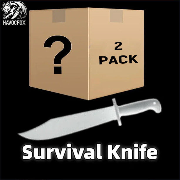 Mystery 1/2 Pack Survival Knife Tactical Straight Fixed Blade Army Knives