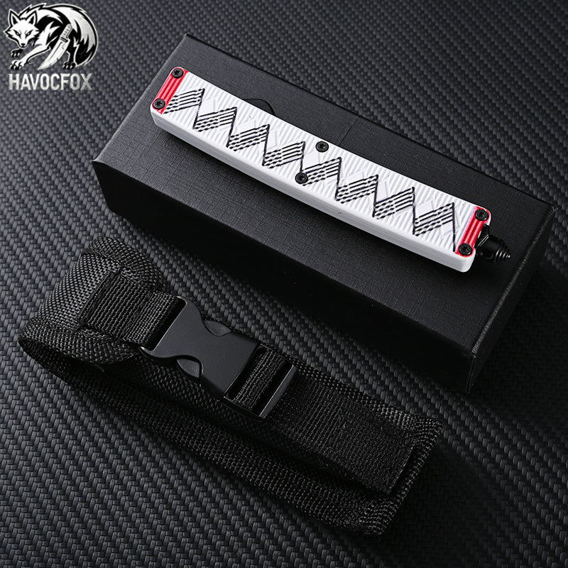 Three-color aluminum handle Out-The-Front Automatic Knife