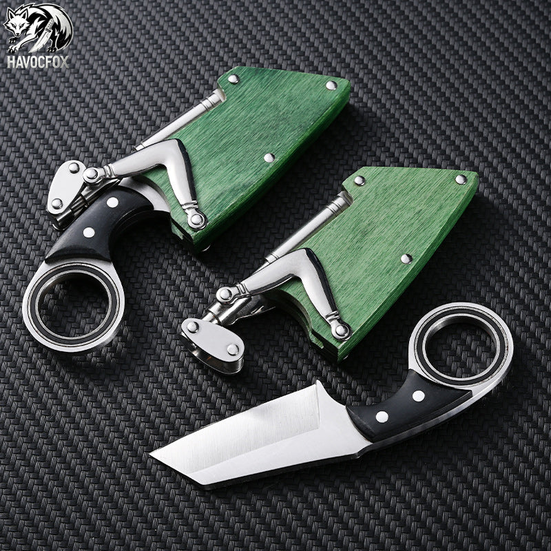 Mini Mechanical Multi-Function Folding Karambit Knife