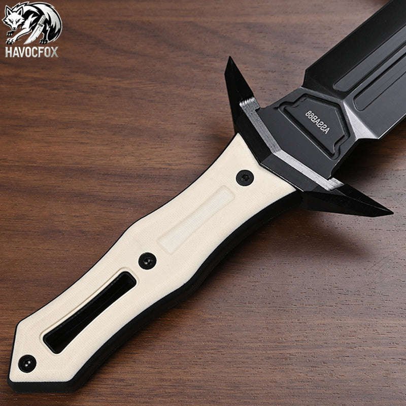 Lady of the Lake Tactical Double-Edged Fixed Blade Knife