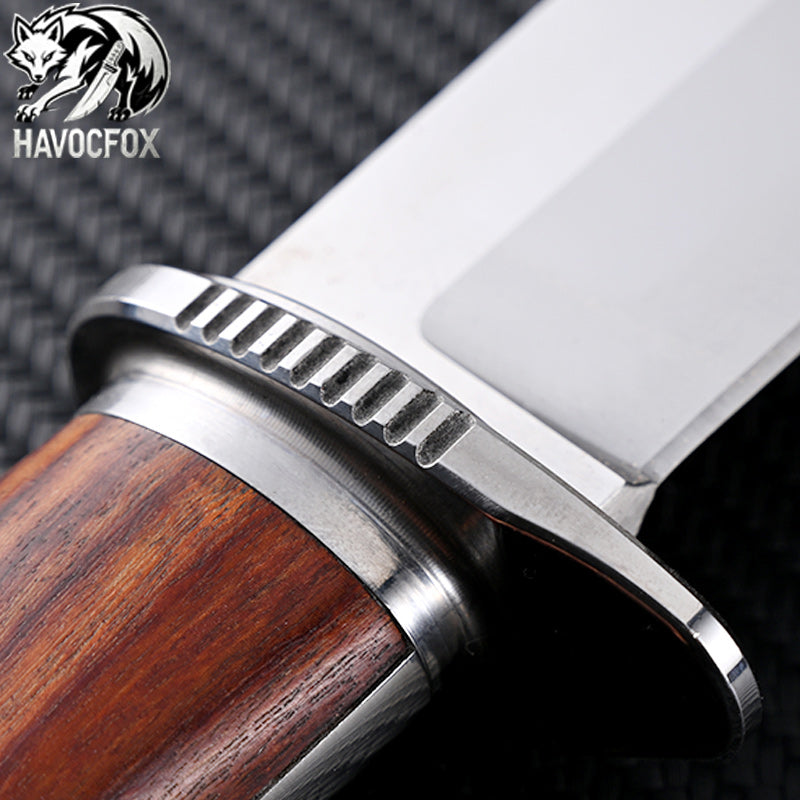 Carp Inlay Japanese Tanto M390 Multi-functional Outdoor Fixed Blade Knife