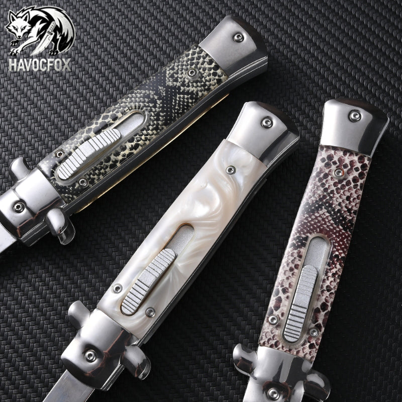 9" Stiletto-style OTF Automatic Knife
