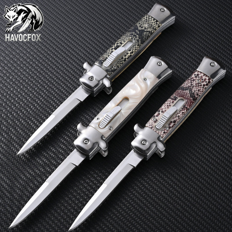 9" Stiletto-style OTF Automatic Knife