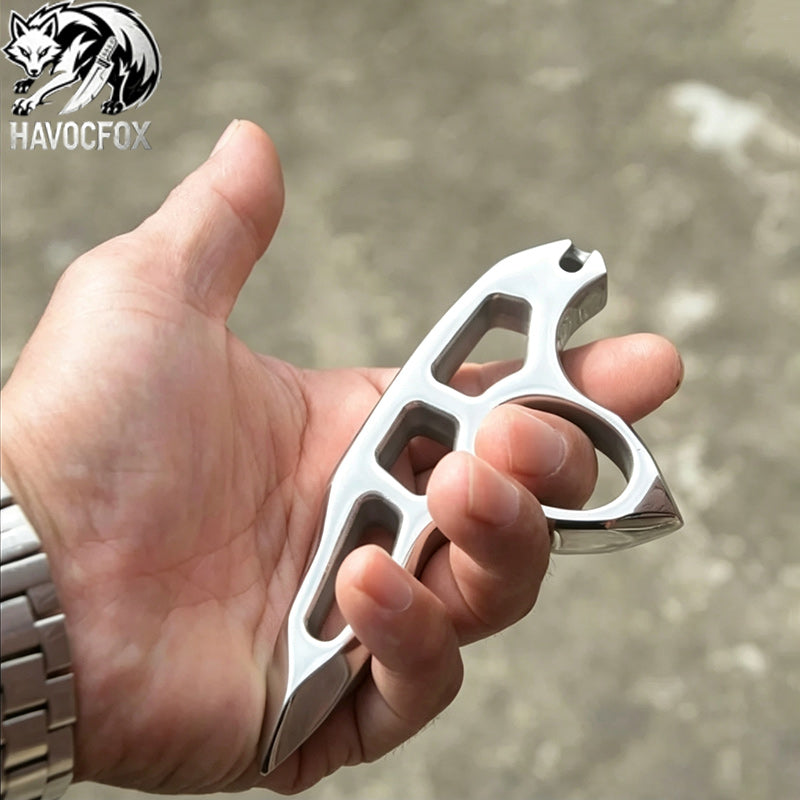 Stainless Steel Single Finger Brass Knuckle Broken Windows- GS117