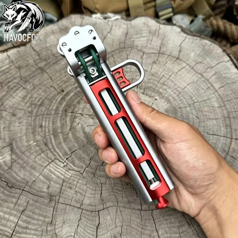 GS269 New Semi-auto G6 Trigger Slingshot CNC Aluminum Alloy Professional Catapult