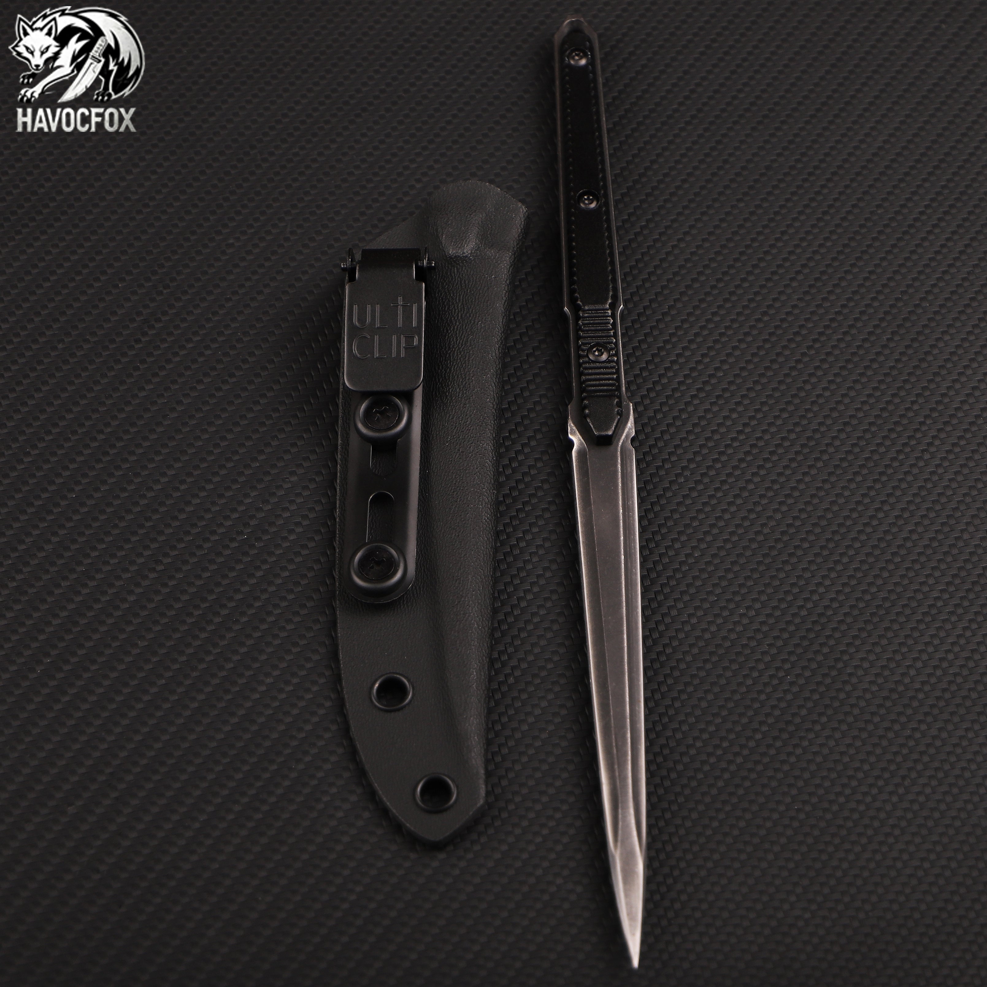 D2 Tea Needle Outdoor Straight Knife