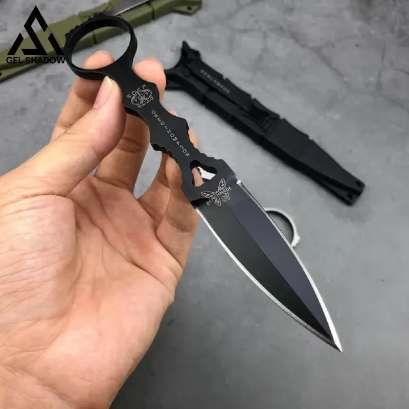 Fixed Blade Tactical Knife Combo Socp Dagger 3.22’’ Blade,K Sheath Knives
