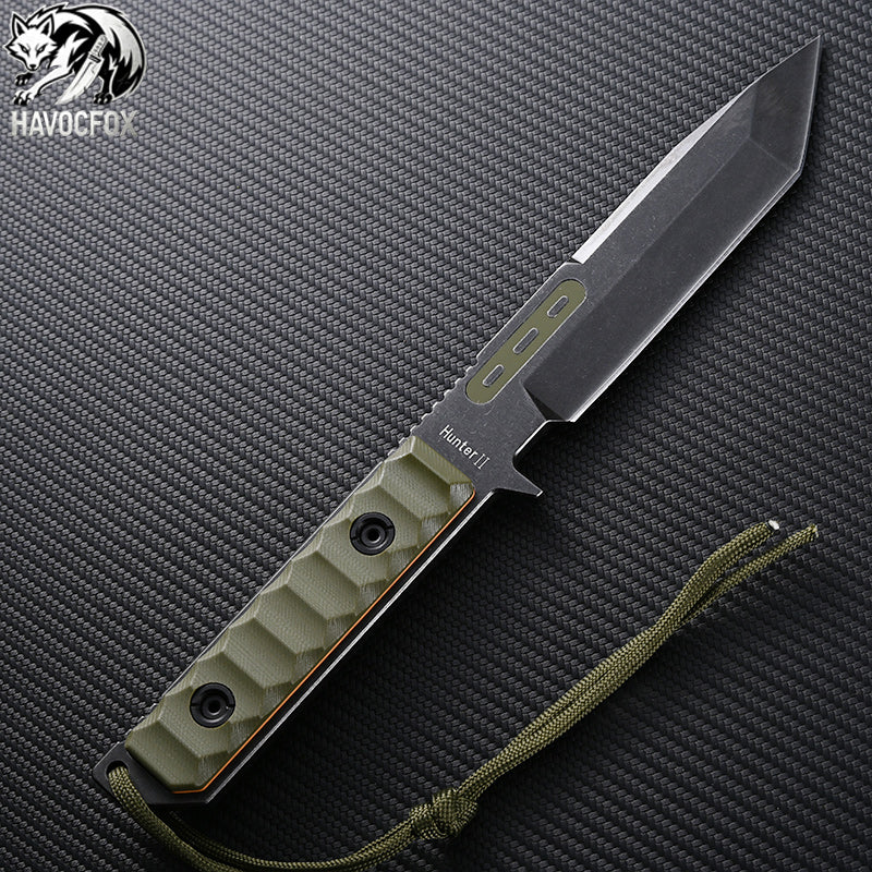 8mm Thick Hunter II Tactical Fixed Blade Knife