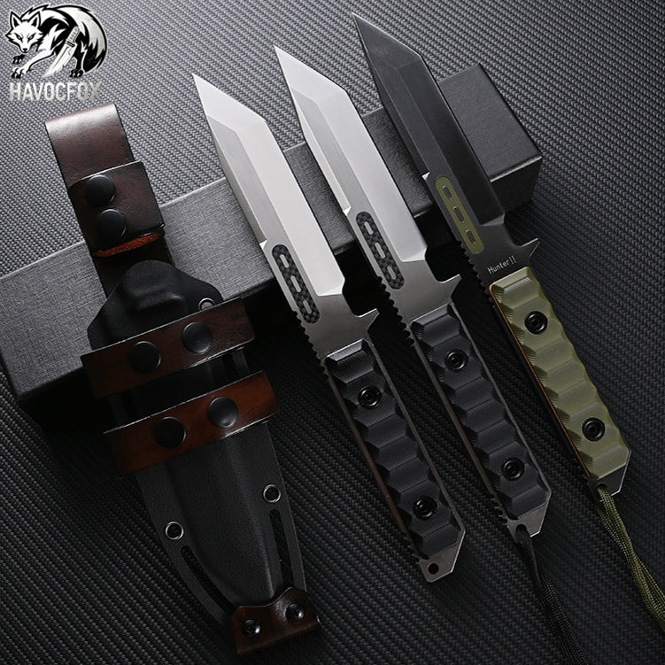 8mm Thick Hunter II Tactical Fixed Blade Knife