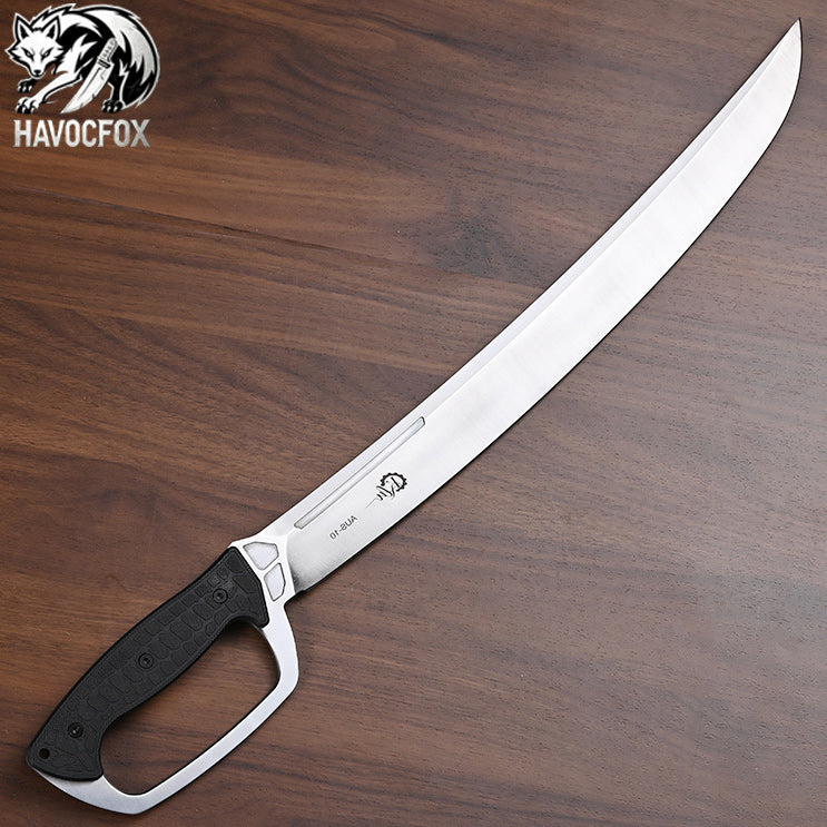 Xunguang Knight D-Guard Long Tactical Saber Fixed Blade Knife