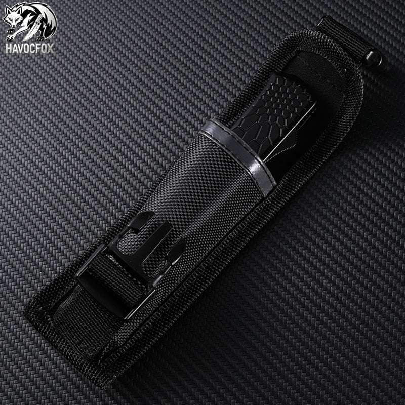 Purple Flake Carbon Fiber OTF Tactical Out-The-Front Automatic Knife