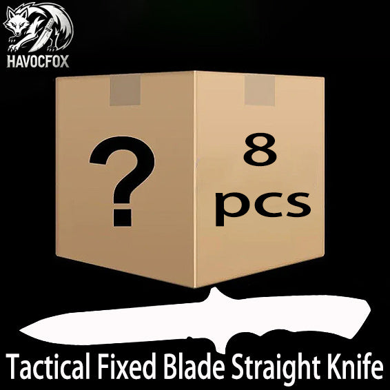 Mysterious Series Fixed Blade Knife Mystery Box 1/2/4/8 Pcs