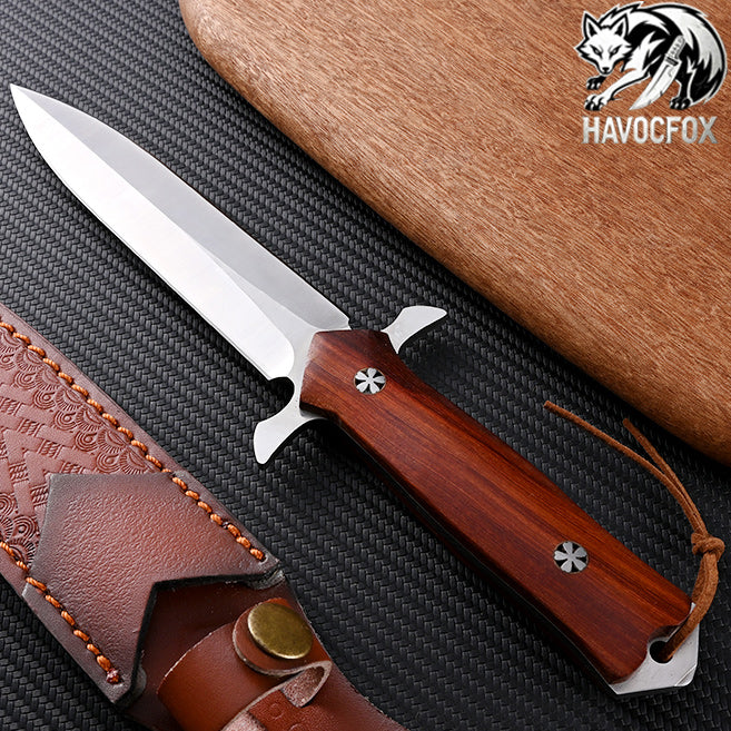 M390 Small Holy Sword Double Edge Tactical Fixed Blade Knife