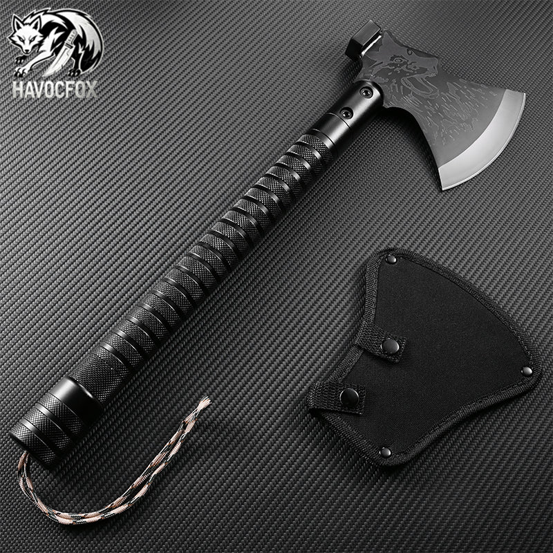 Outdoor survival multi-functional assembly tactical axe