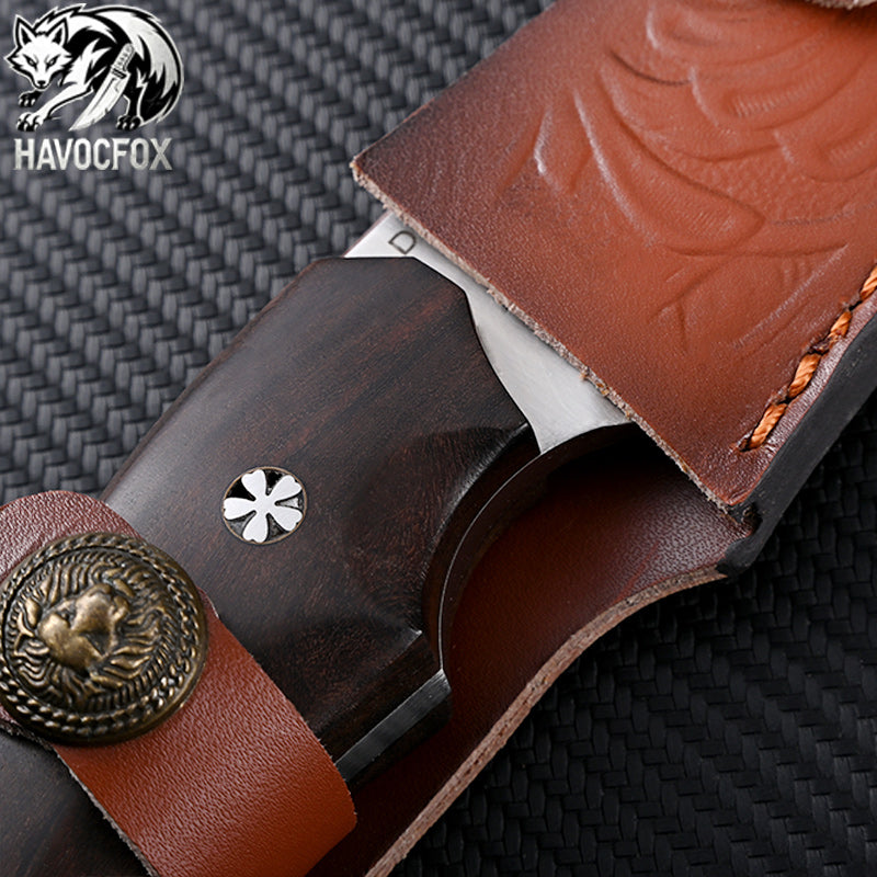 Vintage Curved Kukri Fixed Blade Hunting Knife