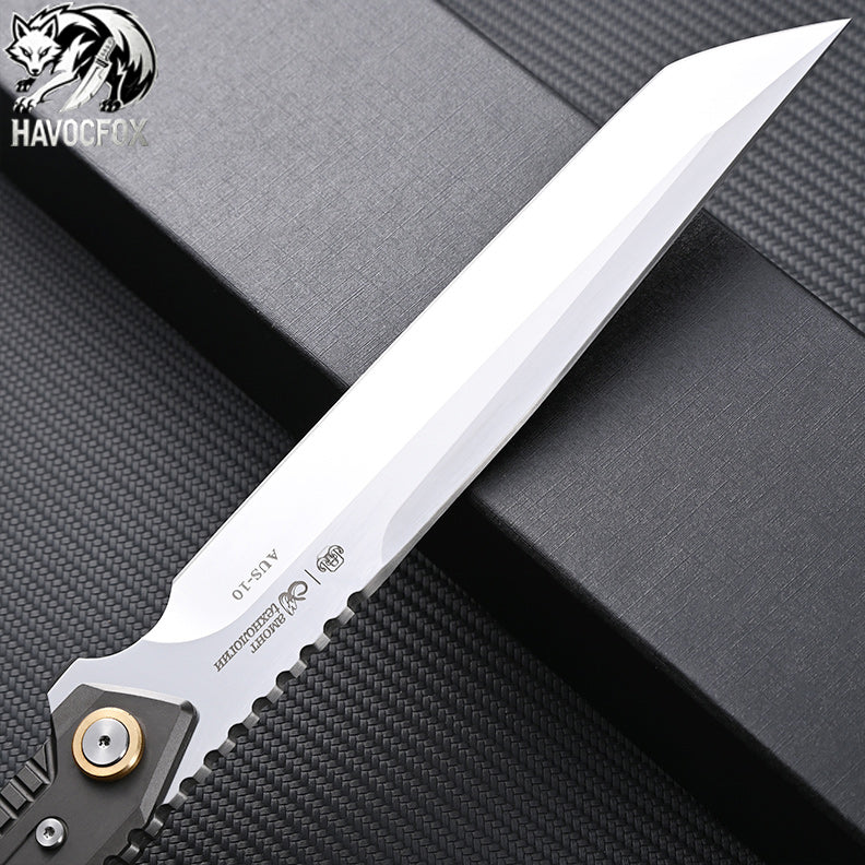Mecha Warrior AUS-10 Tactical Fixed Blade Knife
