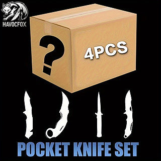 Mystery Series 1/2/4/8 Pcs Tactical Defense Folding Knife Blind Box Set