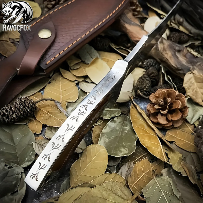 Multi-functional outdoor straight knife