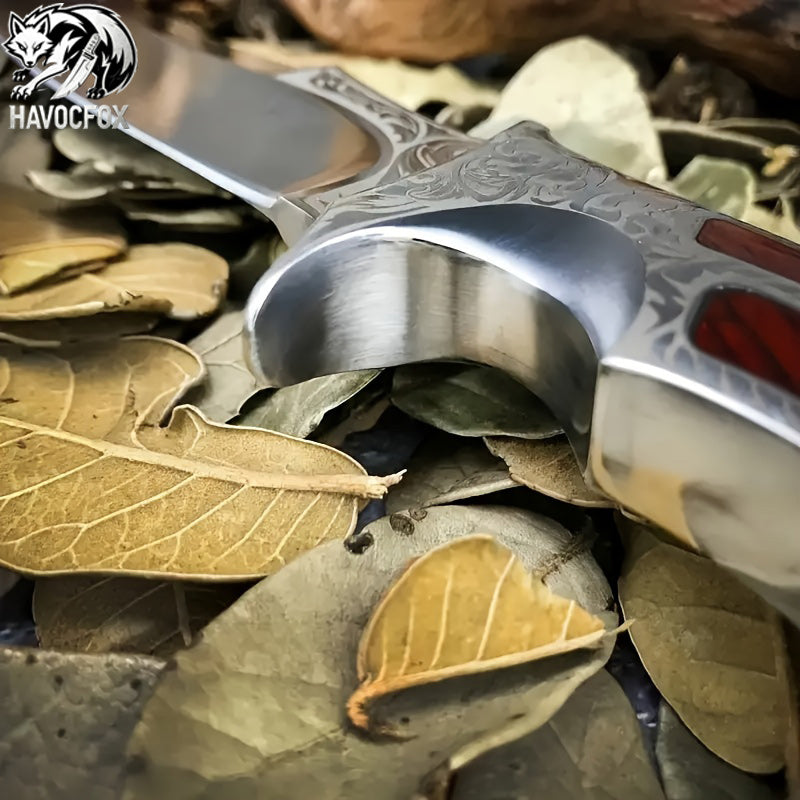 Multi-functional outdoor straight knife