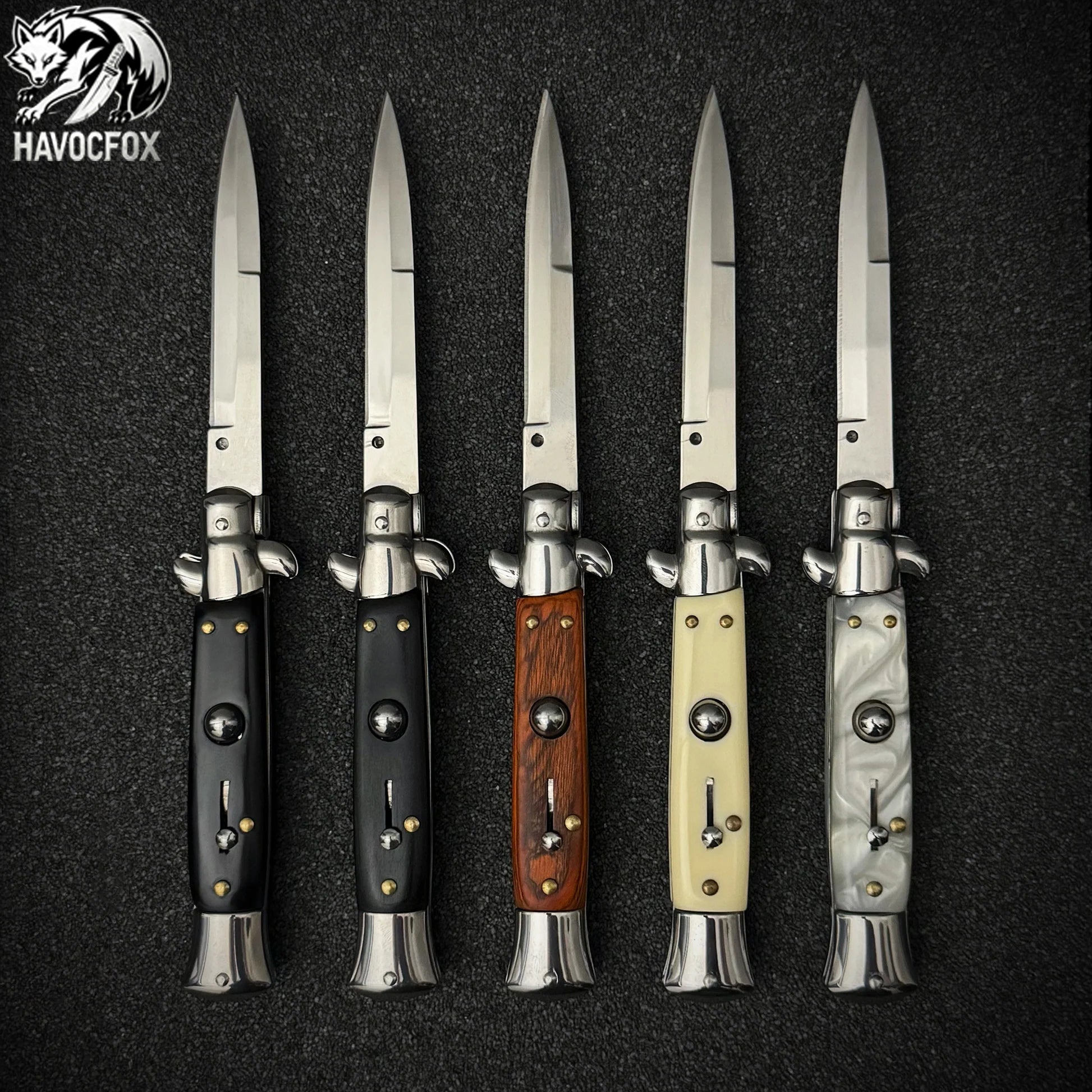 Italian Stiletto Side Opening Automatic Knife