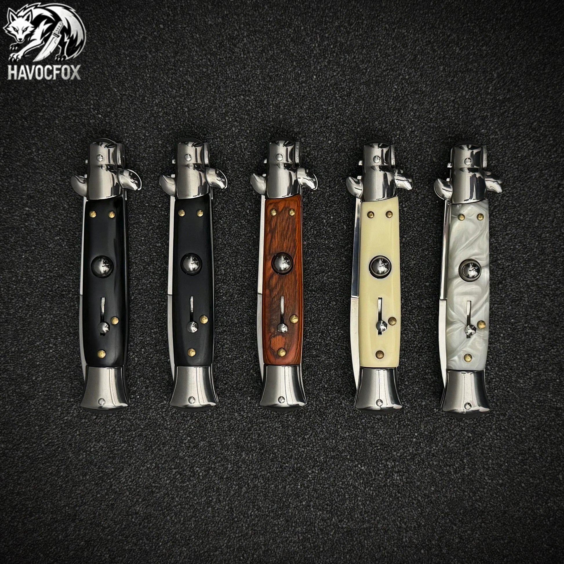 Italian Stiletto Side Opening Automatic Knife