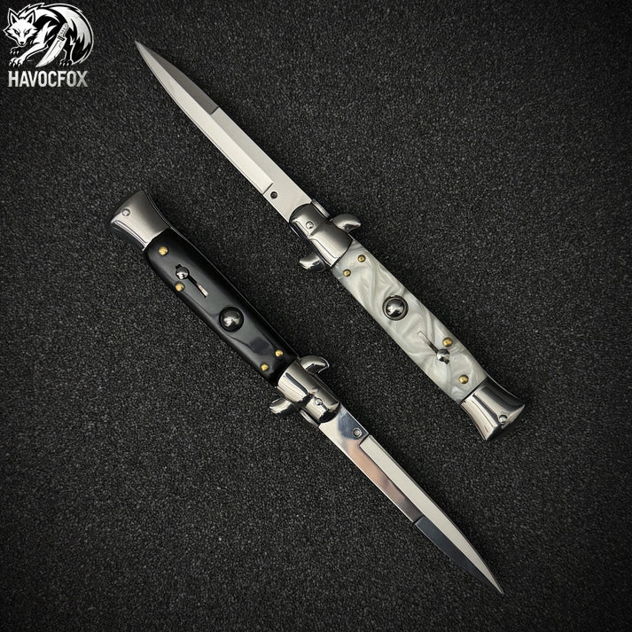Italian Stiletto Side Opening Automatic Knife