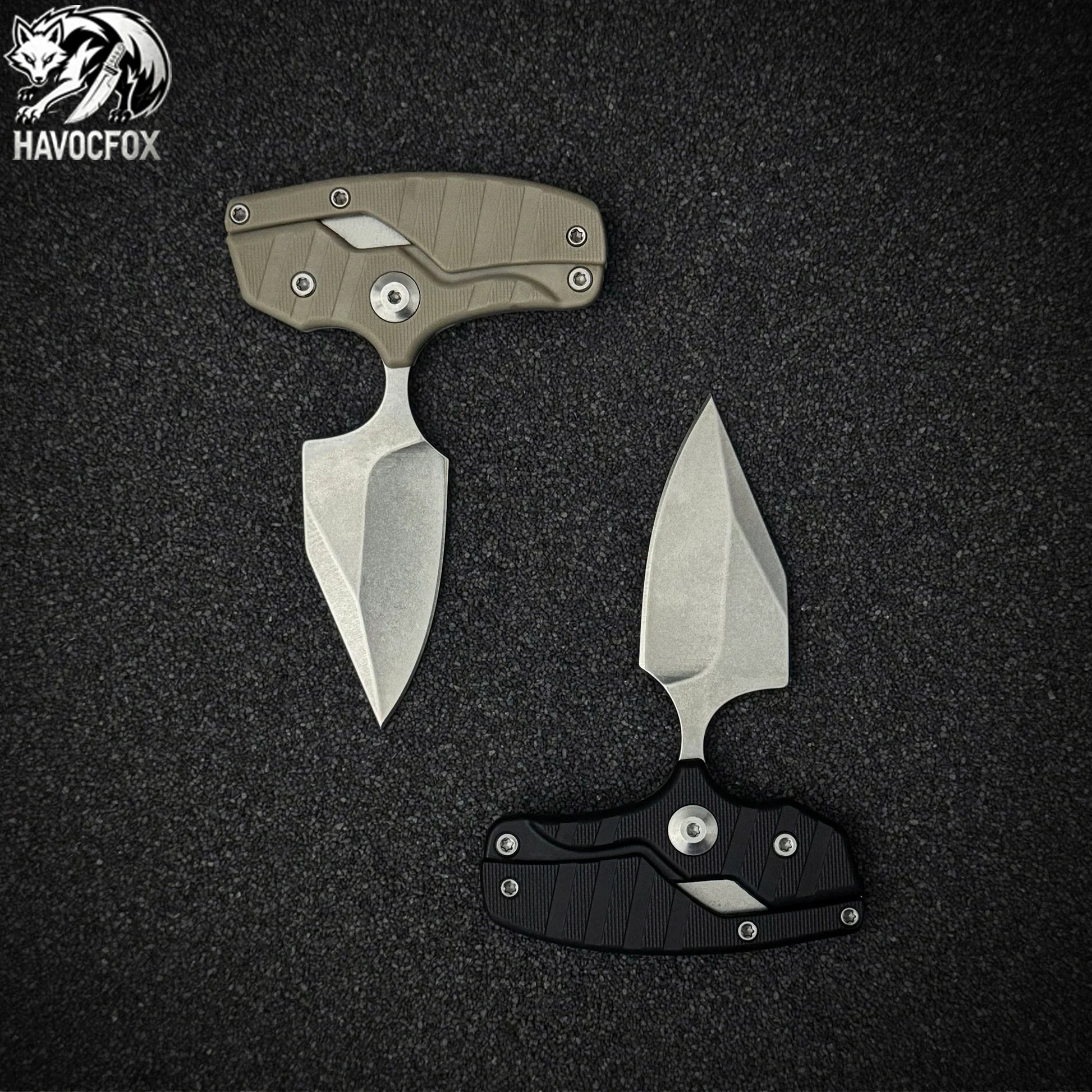 Dual-form folding spiked knife