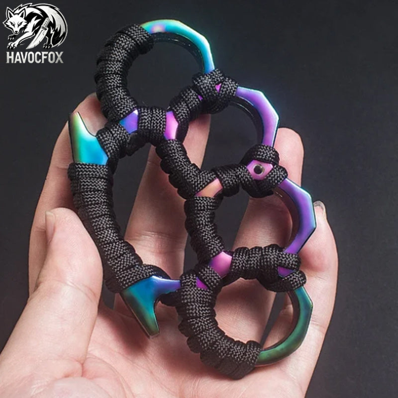 Thickened Four finger Brass Knuckles self defense-GS145