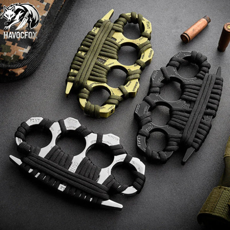 Thickened Four finger Brass Knuckles self defense-GS145