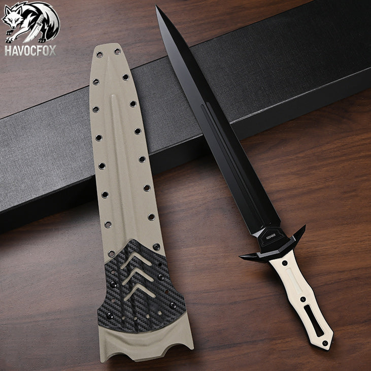 Lady of the Lake Tactical Double-Edged Fixed Blade Knife