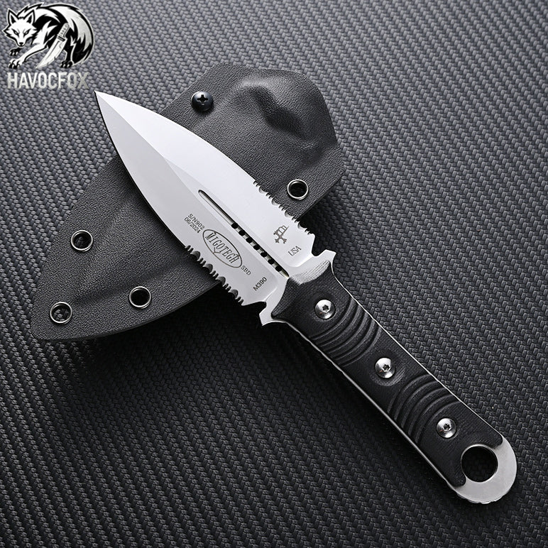 Microtech SBD201 Double-Edged Tactical Fixed Blade Knife
