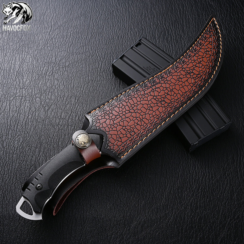 Tactical Curved Blade Hunting Fixed Knife