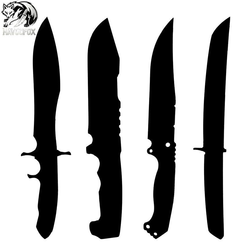 Mysterious Series Fixed Blade Knife Mystery Box 1/2/4/8 Pcs