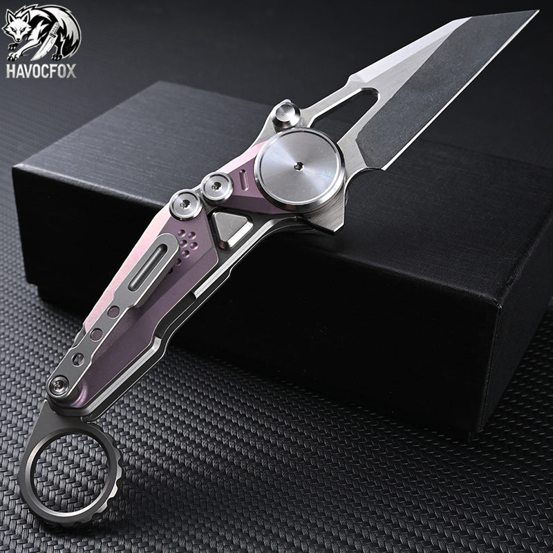 NOC KNIVES MT-06 Totoro Titanium EDC Folding Knife